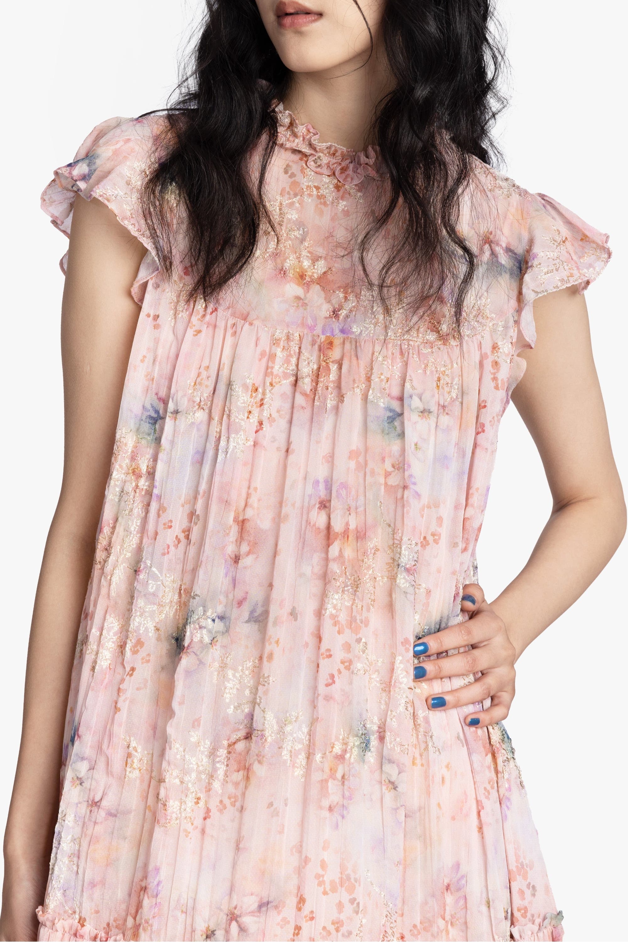 Oasis Blooms Tiered Maxi Dress - image 2