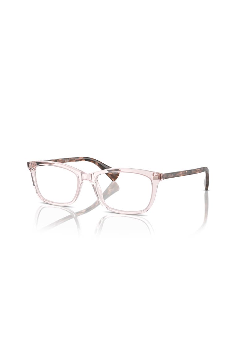 51mm Rectangle optical glasses, Main, color, Pink