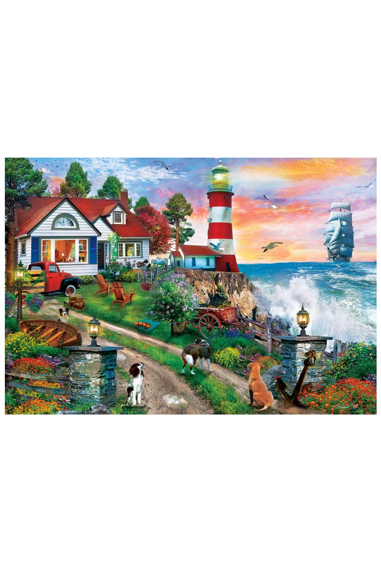 Lighthouse Keepers 1000 Piece Puzzle, Alternate, color, Multicolor