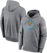 Nike Men's Nike Heather Gray Jacksonville Jaguars Performance Fleece Pullover Hoodie