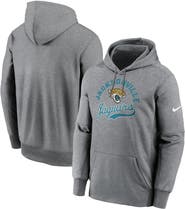 Nike Men's Nike Heather Gray Jacksonville Jaguars Performance Fleece Pullover Hoodie