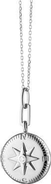Monica Rich Kosann Travel Locket Sterling Silver Necklace