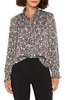 NIC+ZOE Little Leopard Long Sleeve Top