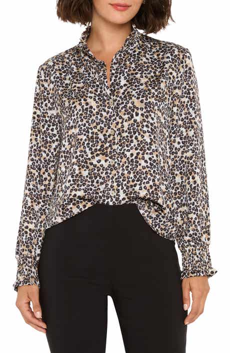 NIC+ZOE Little Leopard Long Sleeve Top
