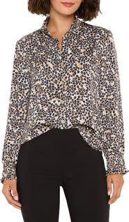 NIC+ZOE Little Leopard Long Sleeve Top