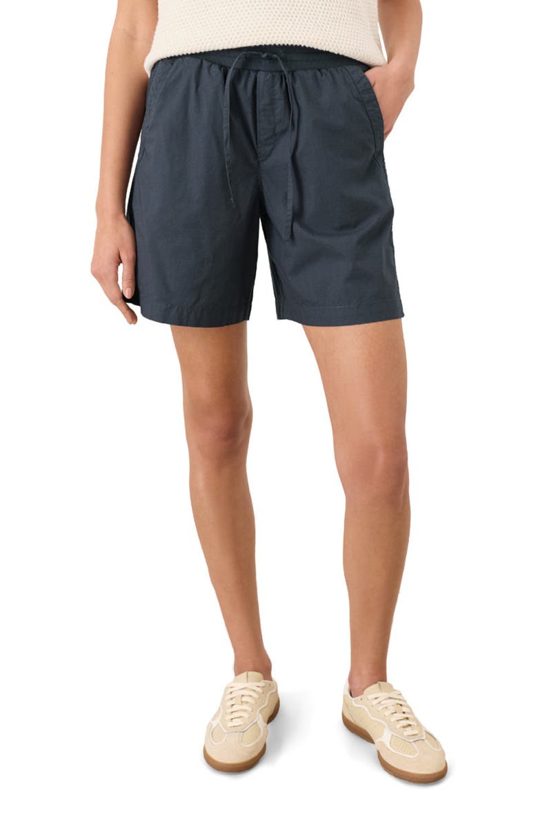 Pact Organic Cotton Stretch Poplin Short, Alternate, color, Steel Blue