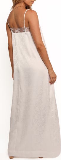 Alisha Floral Jacquard Maxi Dress
