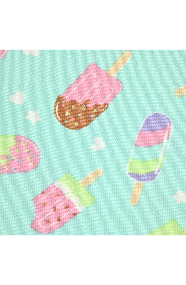 SLEEP ON IT Kids' 2-Piece Fitted Pajamas & Scrunchie Set, Alternate, color, Mint