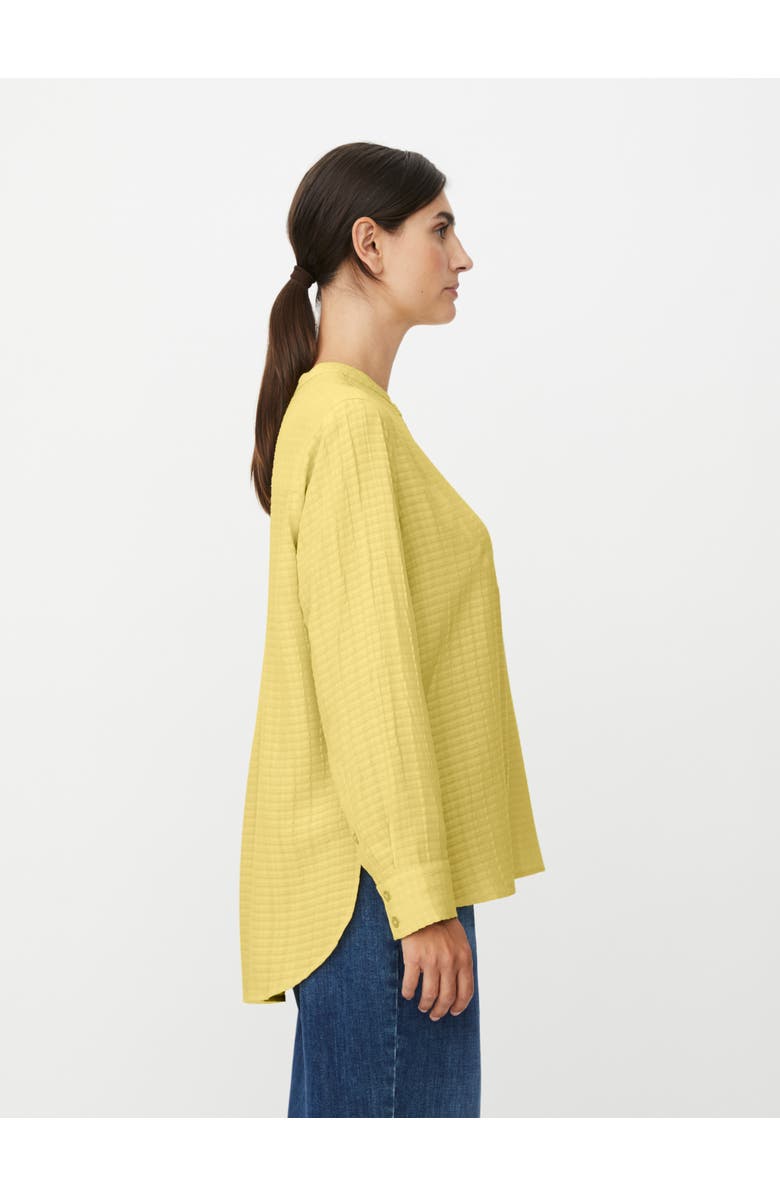 Masai Copenhagen Drystan Long Sleeve Crew Neck Blouse, Alternate, color, Muted Lime