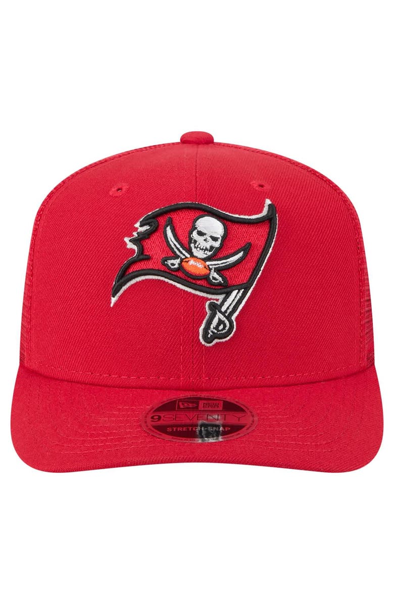 New Era Men's New Era  Red Tampa Bay Buccaneers Team Collection 9SEVENTY Stretch-Snap Adjustable Hat, Alternate, color, 