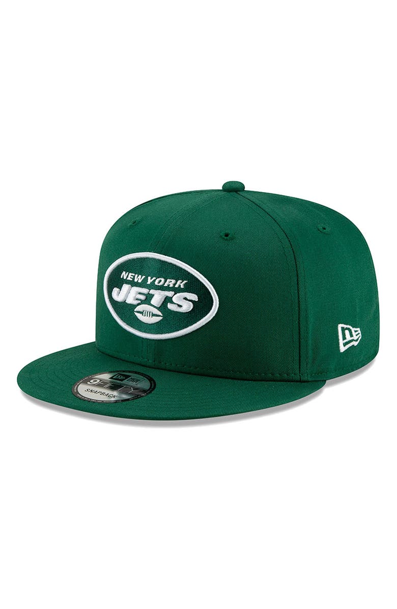 New Era New York Jets New Era NFL Basic 9FIFTY Adjustable Snapback Hat - Green, Main, color,