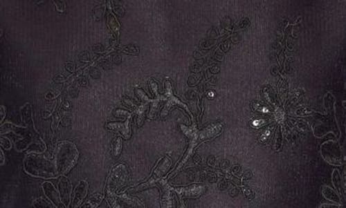 Bonnie Jean Kids' Sequin Lace Belted High-low Party Dress In Black