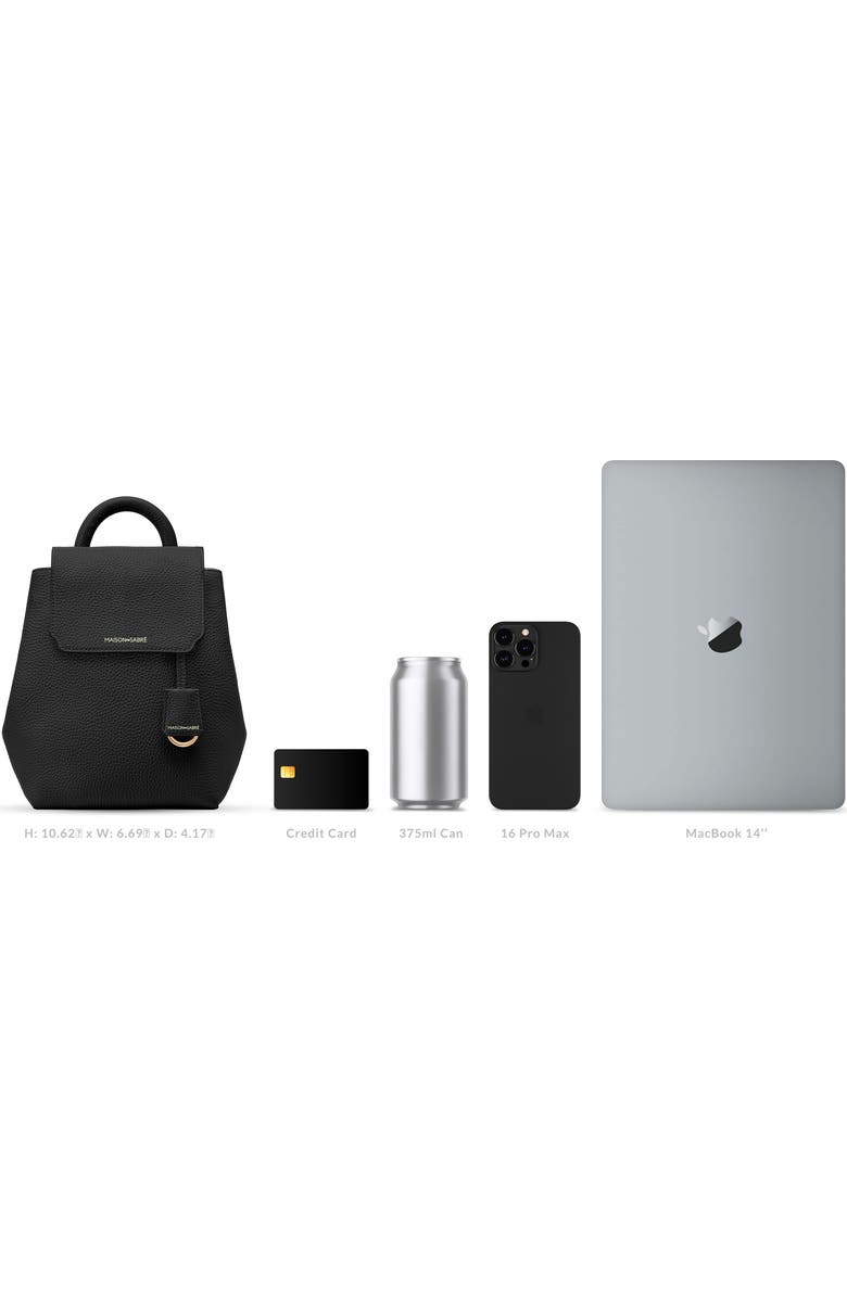 MAISON de SABRÉ Mini Soft Leather Backpack, Alternate, color,