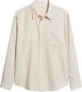 FRAME Stripe Relaxed Fit Button-Up Shirt