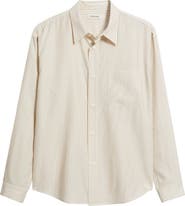 FRAME Stripe Relaxed Fit Button-Up Shirt