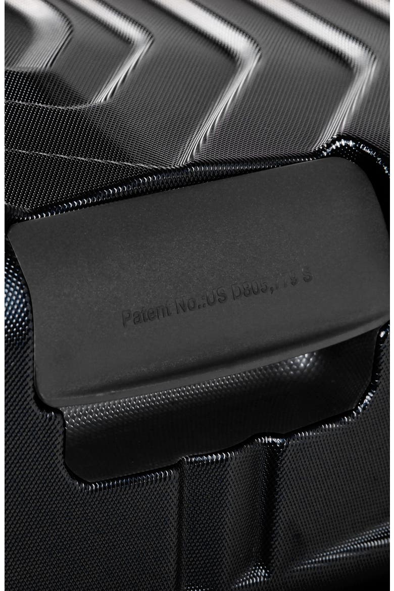 Blake 4-Wheeled Suitcase, Alternate, color, BLACK