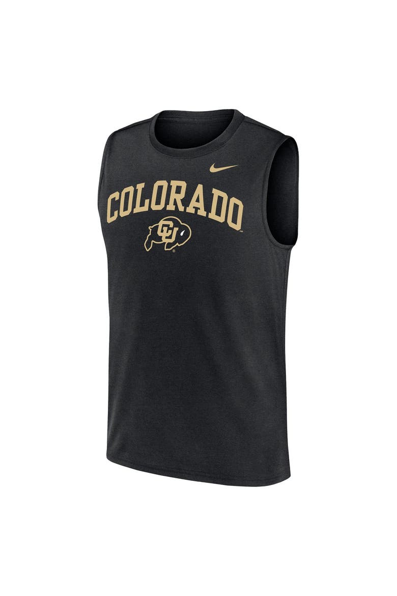 Men's Nike  Black Colorado Buffaloes Legend Dri-FIT Tank Top, Alternate, color, Black