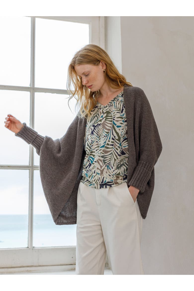 Supersoft Cocoon Cardigan, Alternate, color, TAUPE