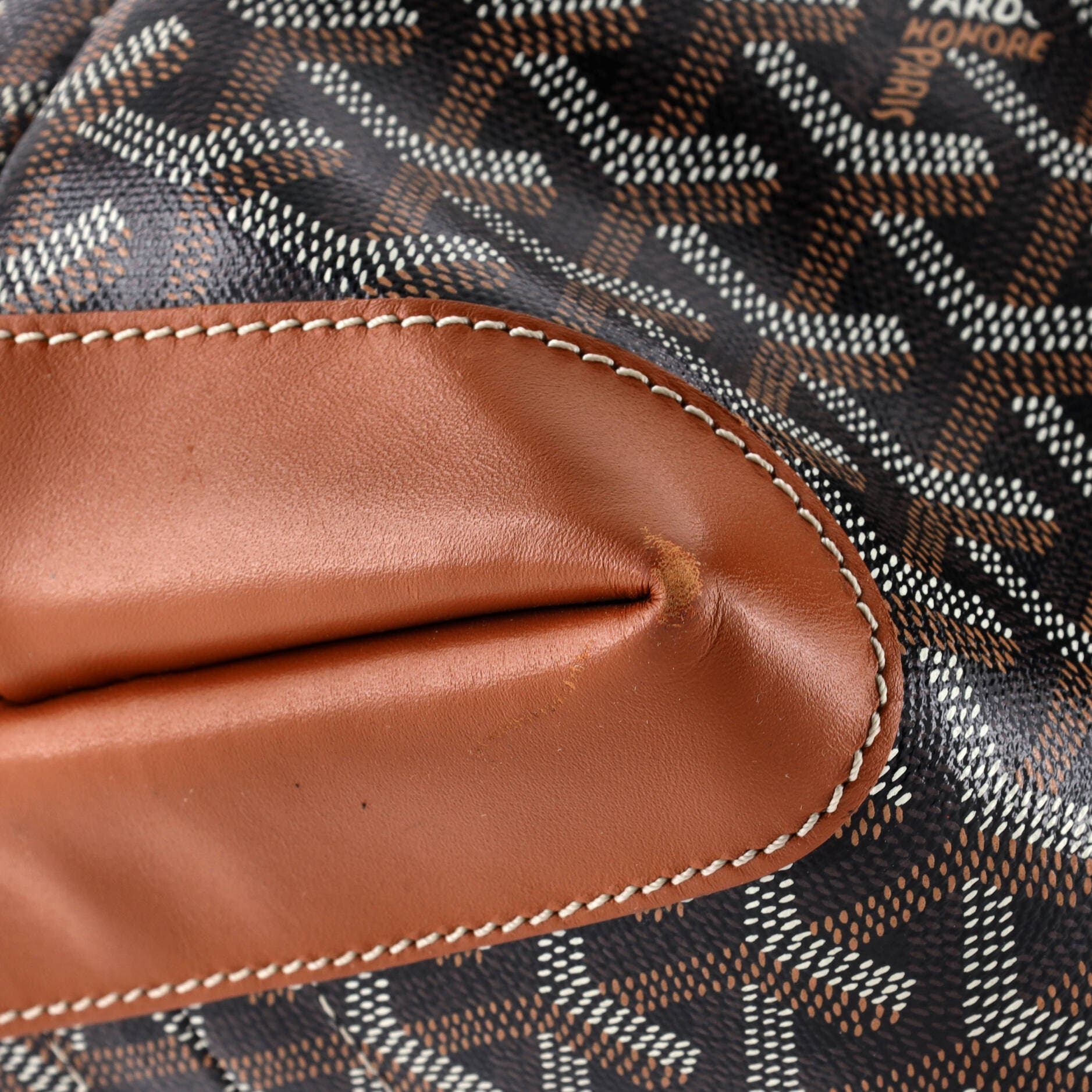 Pre-Owned Goyard Bellechasse Bag Coated Canvas PM, Alternate, color, 