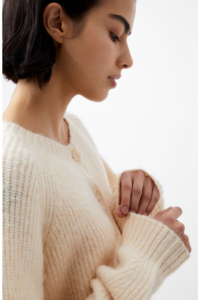 Fluffy Cardigan, Alternate, color, 10-CLASSIC CREAM