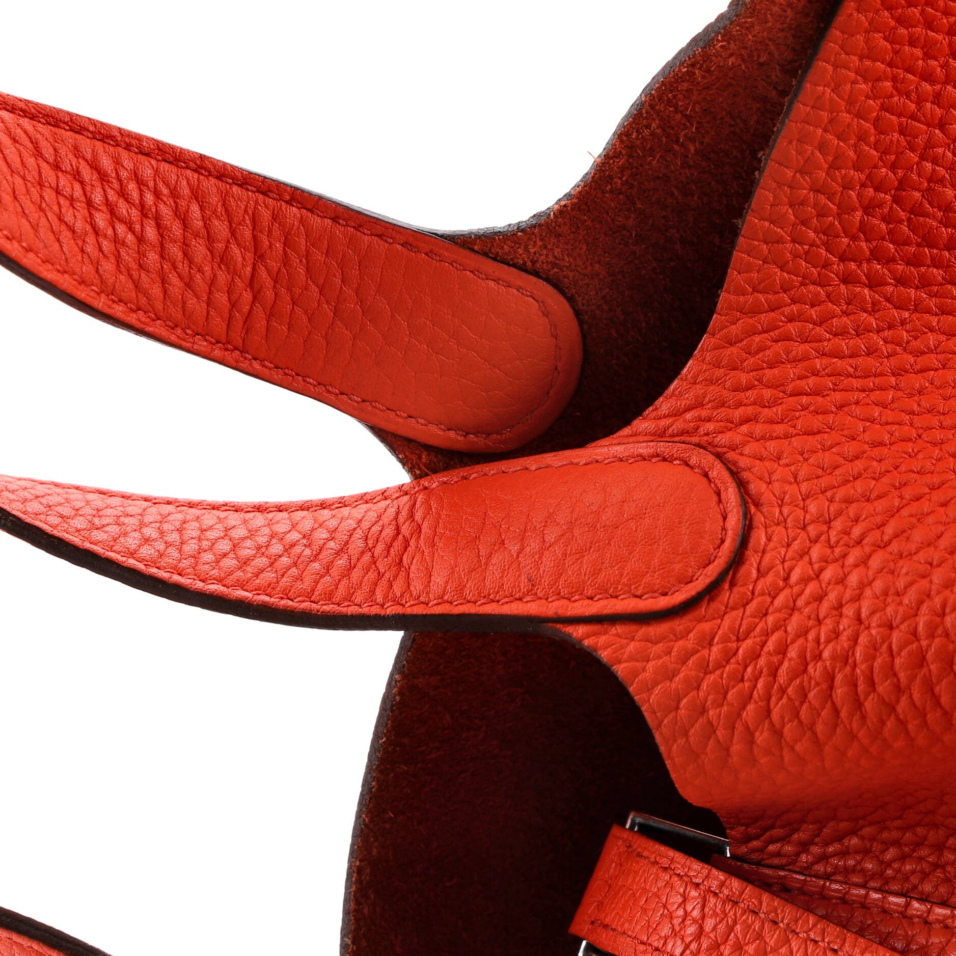 Pre-Owned Hermes Picotin Lock Bag Clemence PM, Alternate, color, Orange Poppy