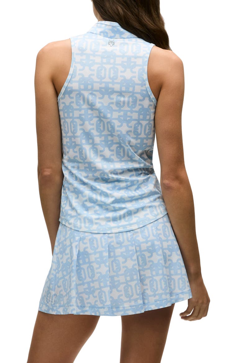 Alpha Glyph Half Zip Performance Top, Alternate, color, WOLF BLUE