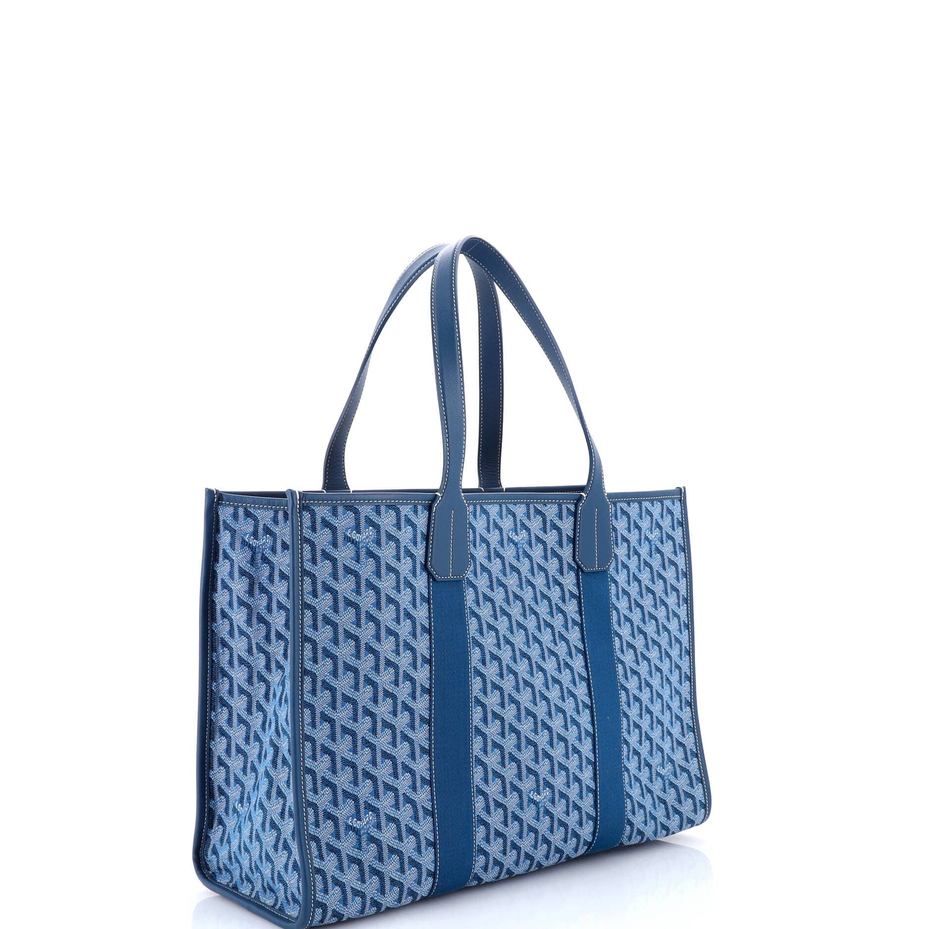 Pre-Owned Goyard Villette Tote Coated Canvas MM, Alternate, color, Blue