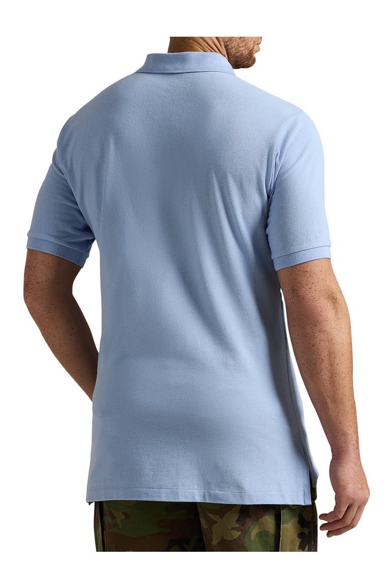 Big & Tall Polo Bear Mesh Polo Shirt, Alternate, color, CHAMBRAY BLUE