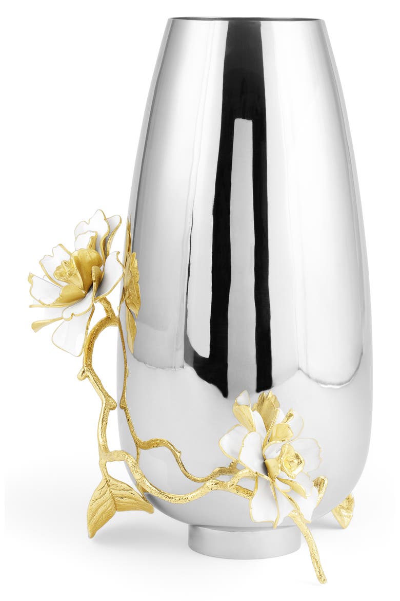 Gardenia Large Vase, Alternate, color, SILVER