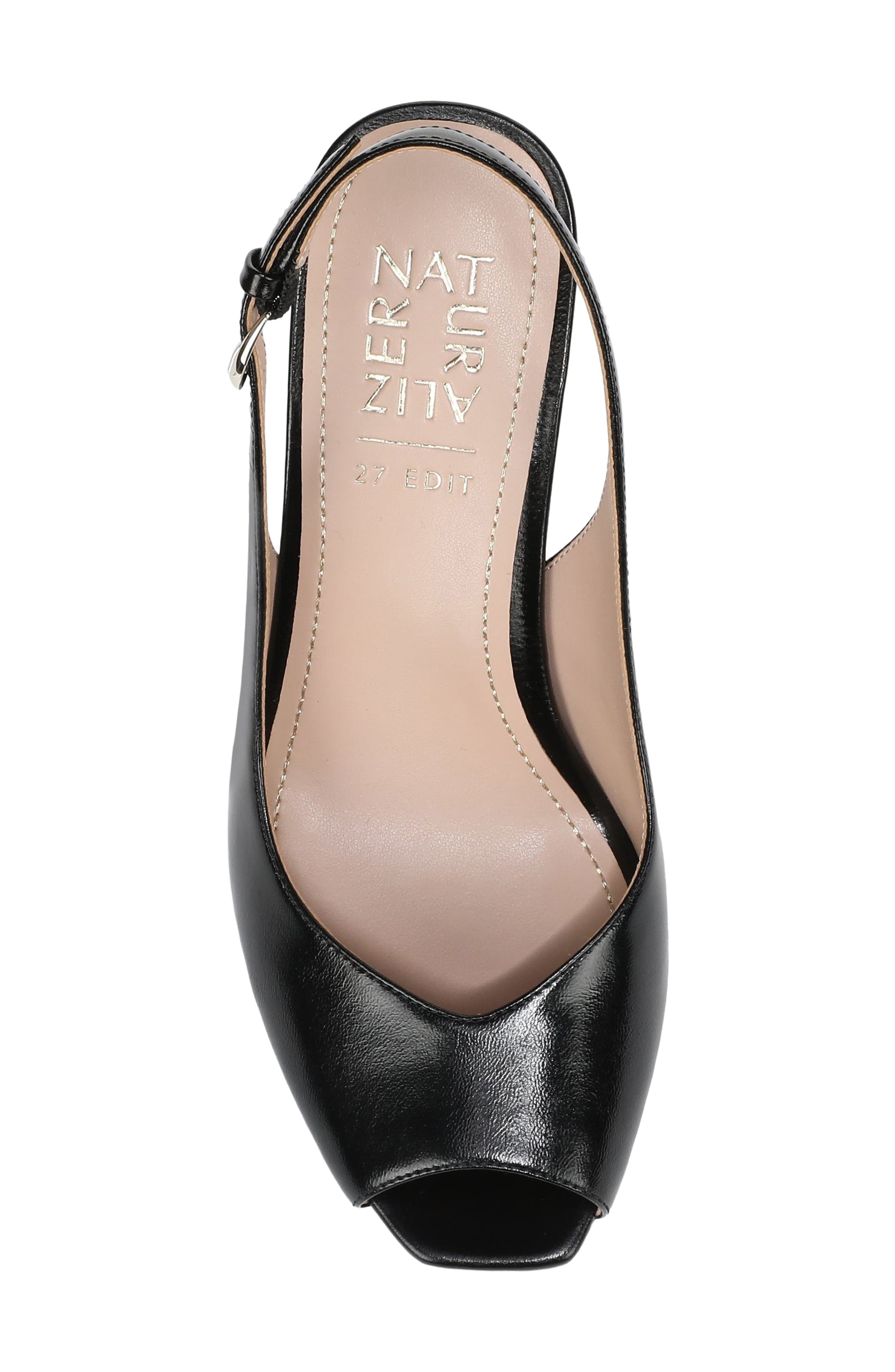 27 EDIT Naturalizer Alexa Peep Toe Slingback Pump, Alternate, color, 
