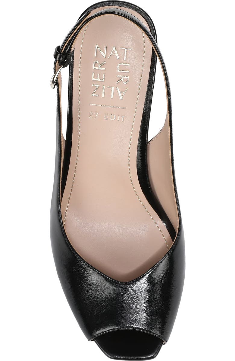 27 EDIT Naturalizer Alexa Peep Toe Slingback Pump, Alternate, color,