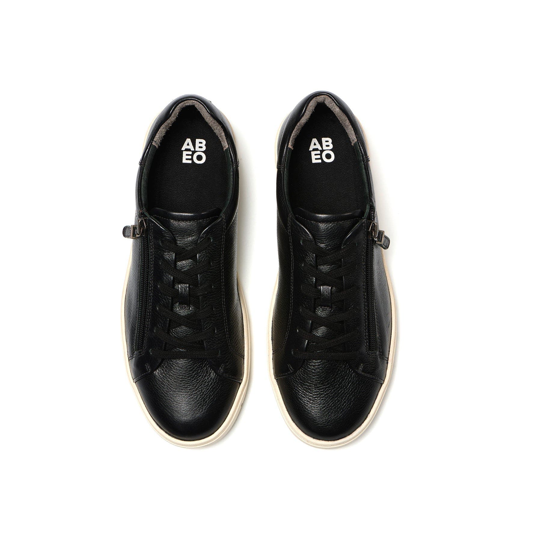 Roam LaceSneaker, Alternate, color, Black Leather - Regular