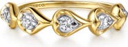Gabriel & Co. 14k Gold Diamond Heart Ring