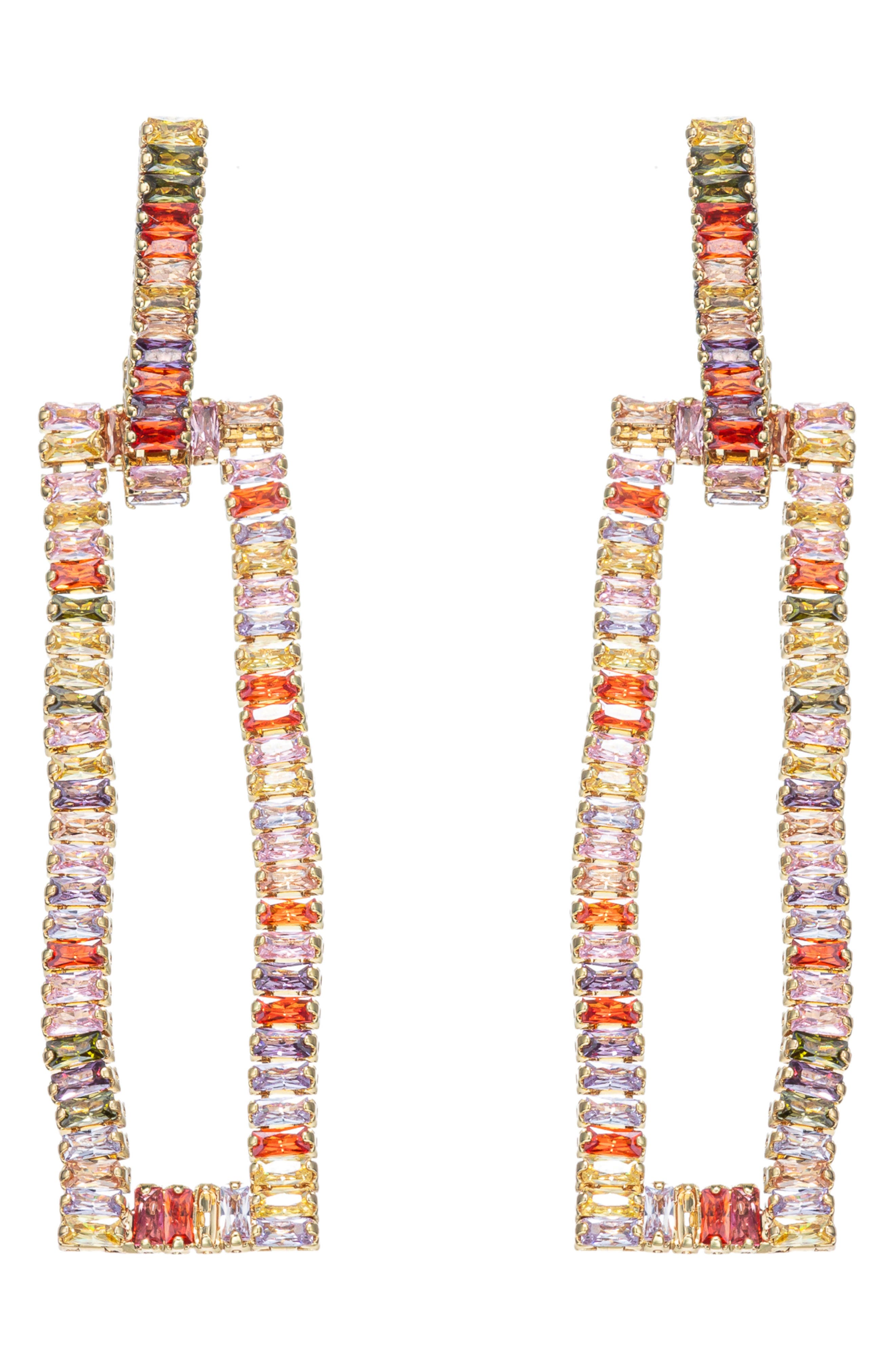 EYE CANDY LOS ANGELES Rainbow Drop Earrings