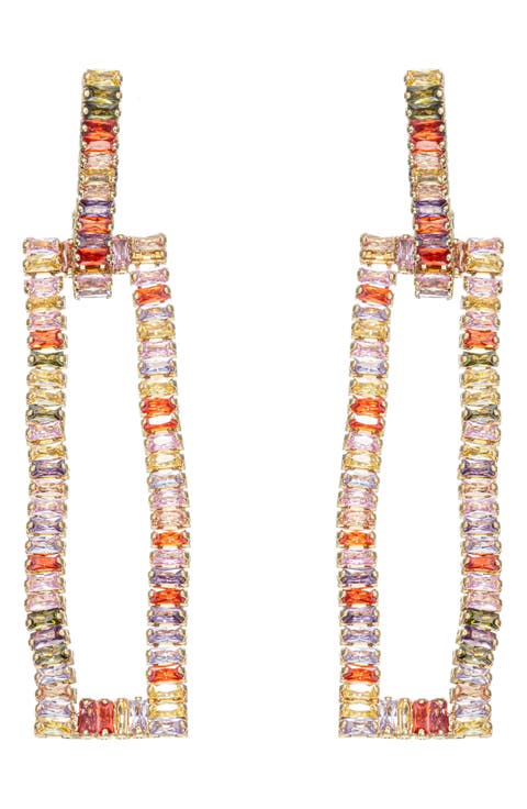 Rainbow Drop Earrings