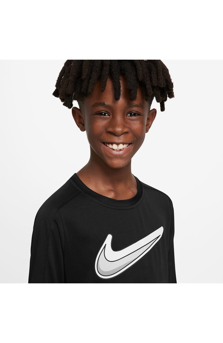 Nike Kids' Dri-FIT Performance Long Sleeve Training Tee, Alternate, color, 