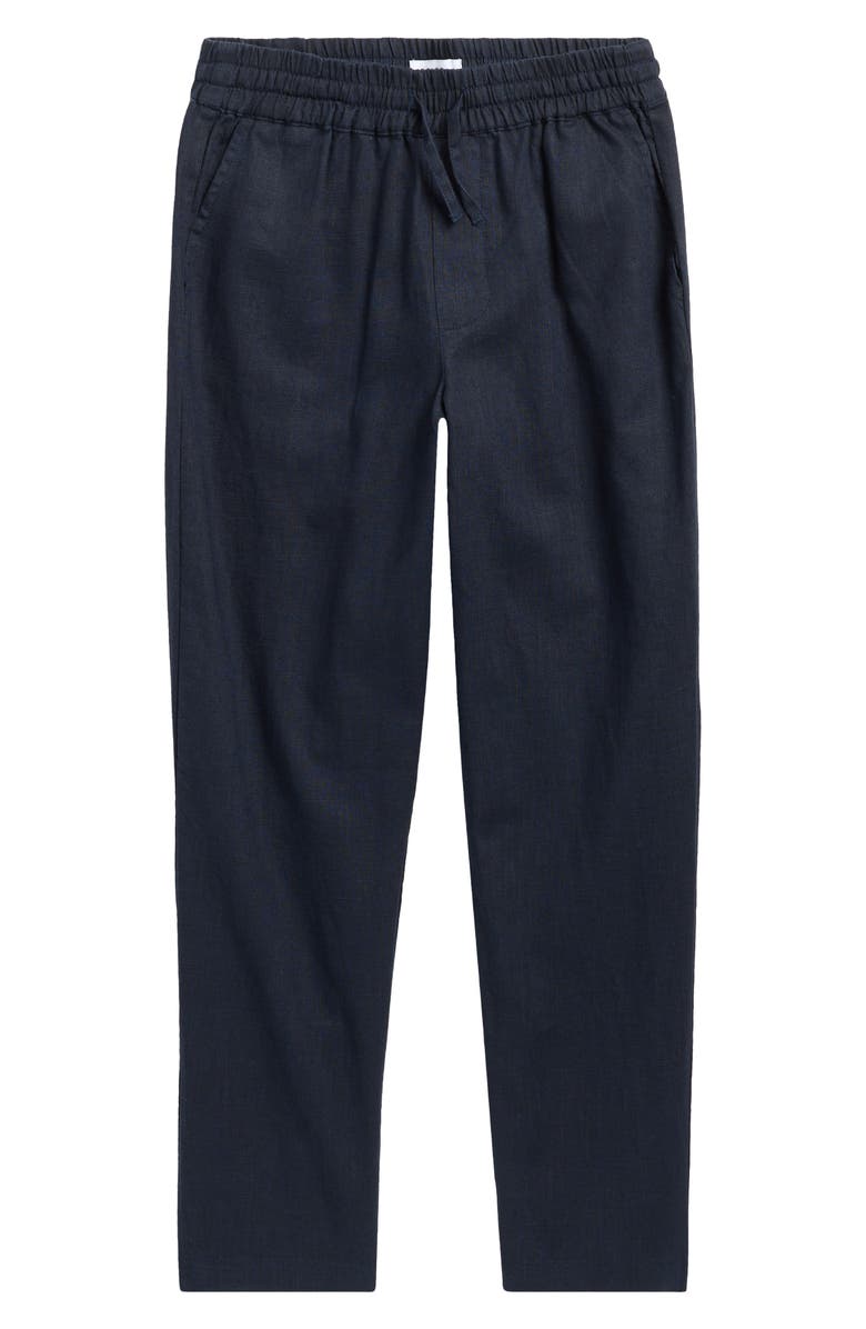 Reiss Kids' Wilfred Linen Pants, Main, color, Navy