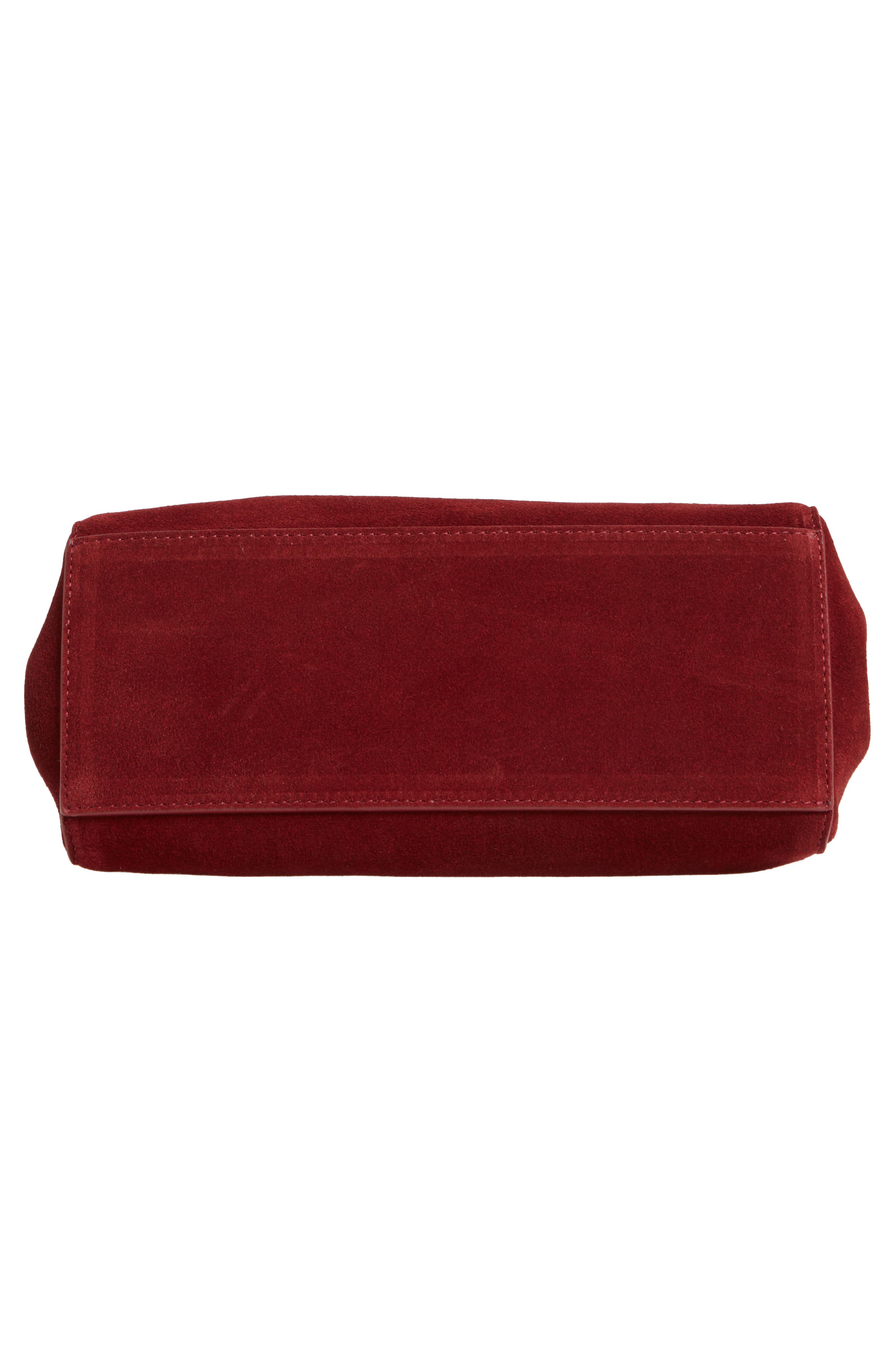 Mansur Gavriel Mini Suede Drawstring Bag, Alternate, color, 