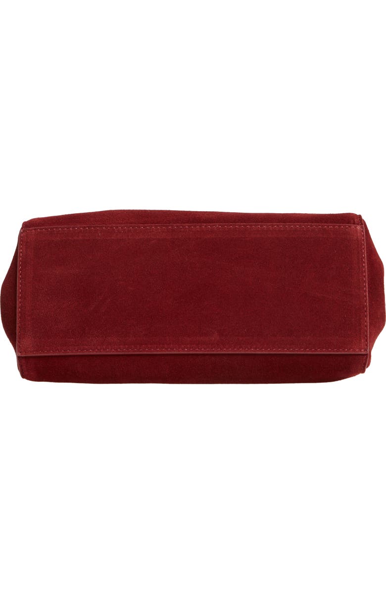 Mansur Gavriel Mini Suede Drawstring Bag, Alternate, color,