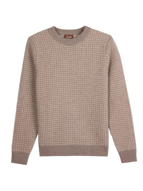 Cashmere Waffle Knit Sweater