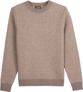 Gobi Cashmere Cashmere Waffle Knit Sweater