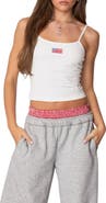 EDIKTED USA Stretch Cotton Camisole