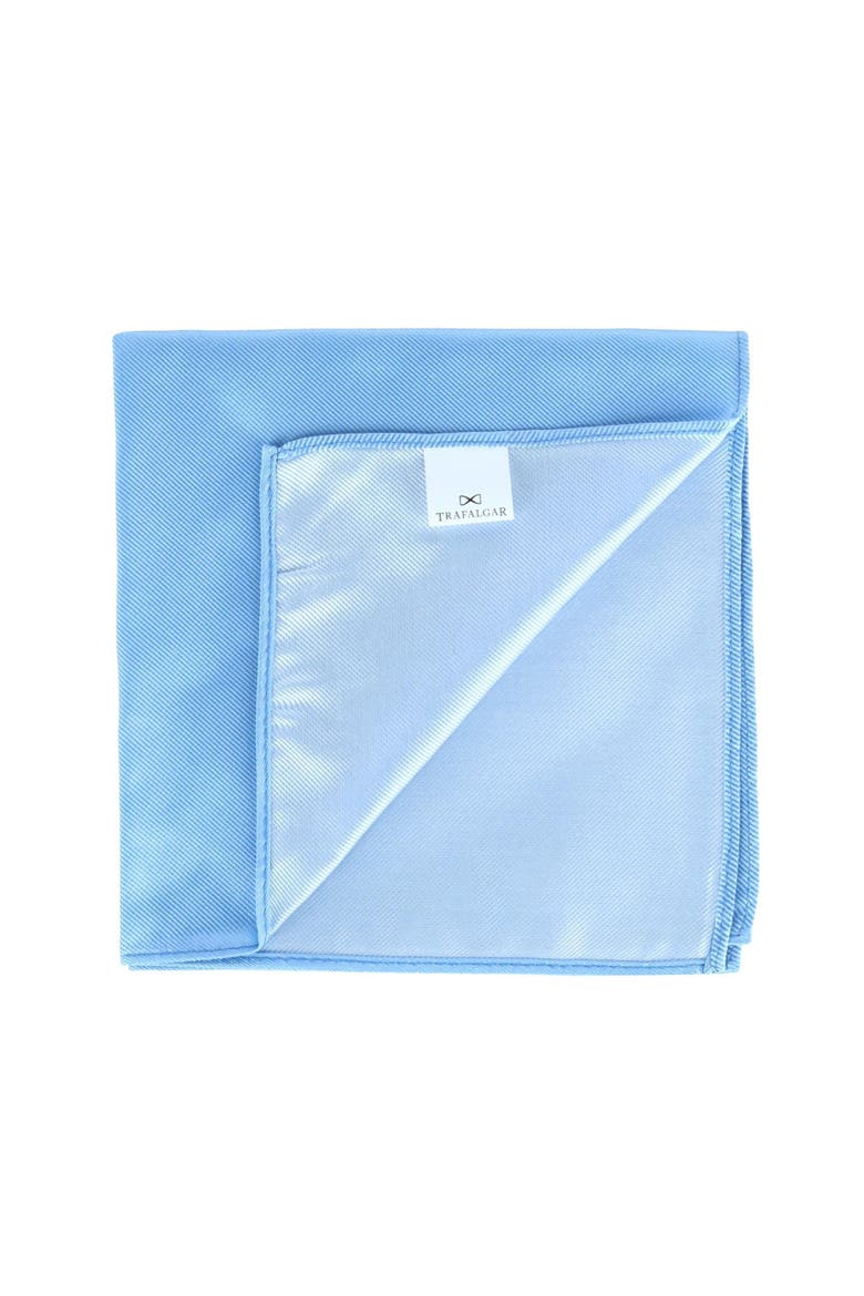 The Gatsby Silk Pocket Square 12x12 Men's Formal Accent, Alternate, color, Light Blue