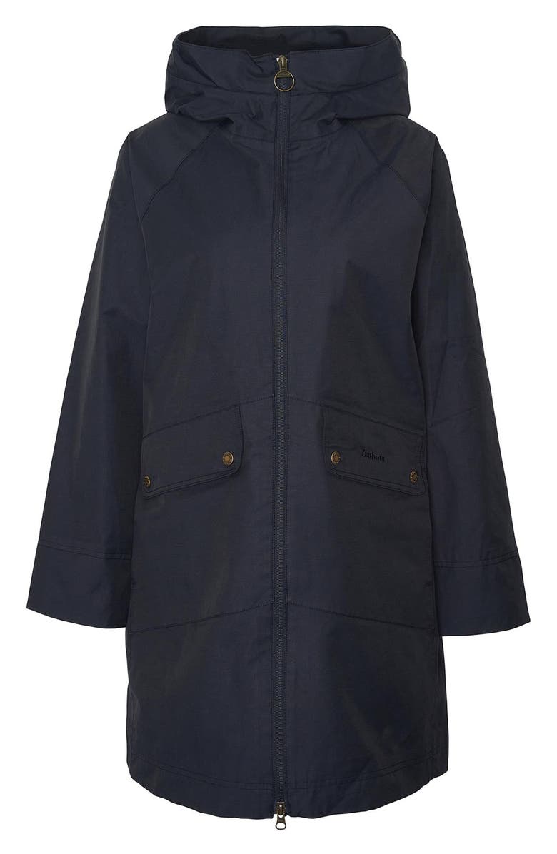 Barbour Heron Waterproof Jacket, Alternate, color, Dk Navy