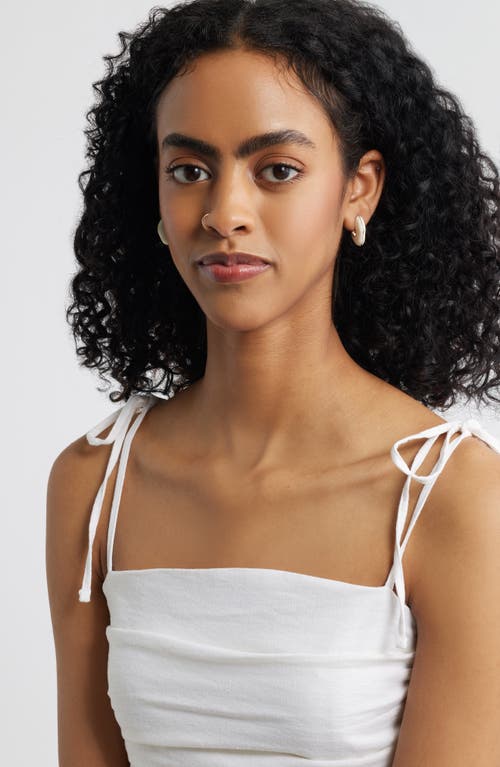 Open Edit Chubby Enamel Hoop Earrings
