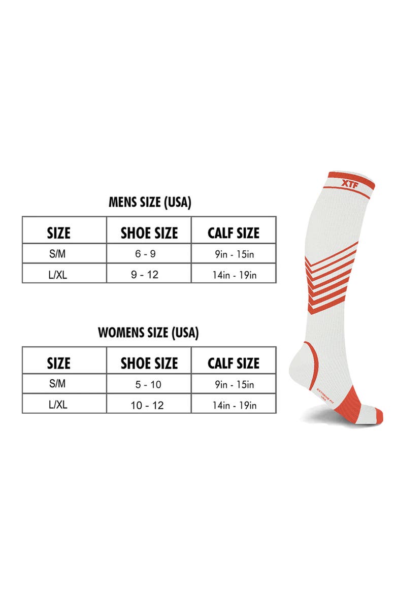 Assorted 6-Pack Ultra V Stripe Compression Socks, Alternate, color, WHITE MULTI