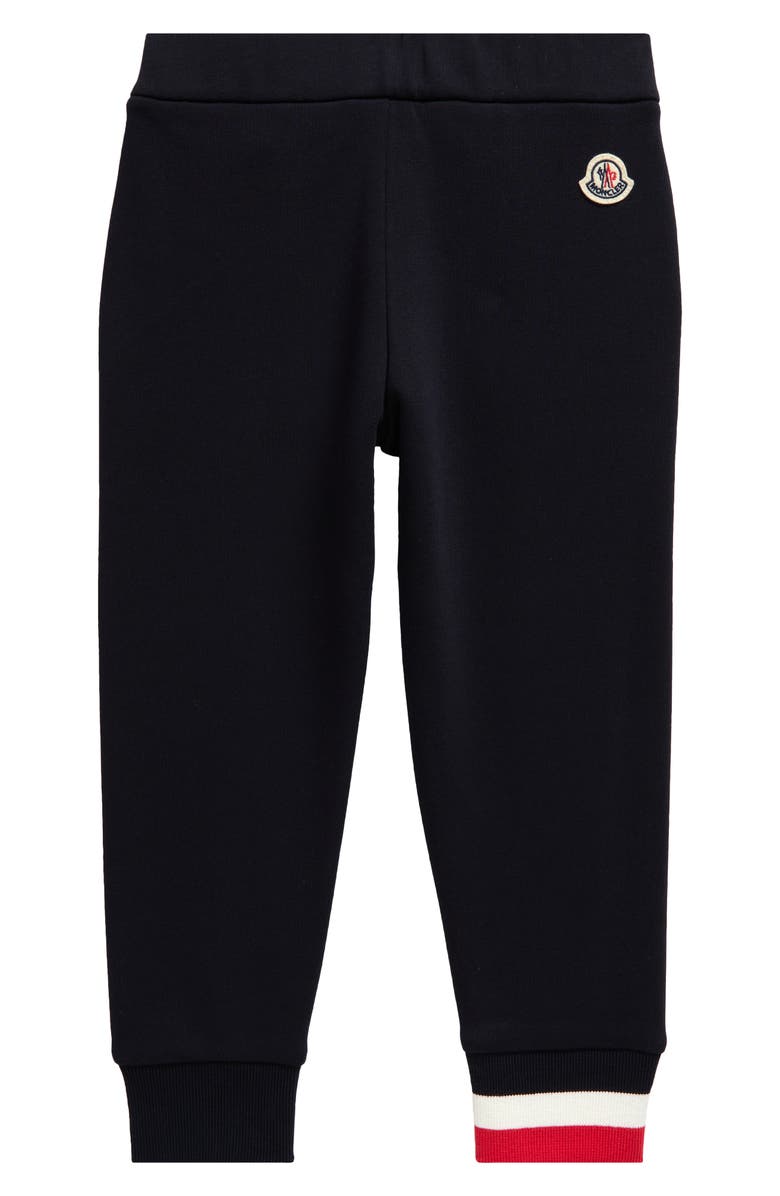 Moncler Kids' Stripe Cuff Sweatpants, Alternate, color, 