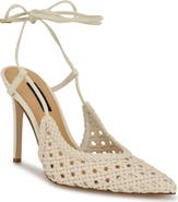 Nine West Fessla Ankle Wrap Pointed Toe Pump