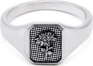 Serge DeNimes Silver Chrysanth Ring