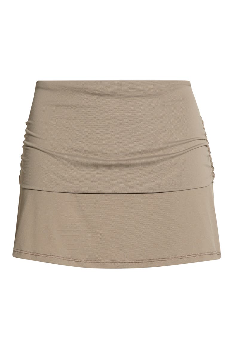 Airy Fold-Over Waistband Skort, Alternate, color, DRIFTWOOD